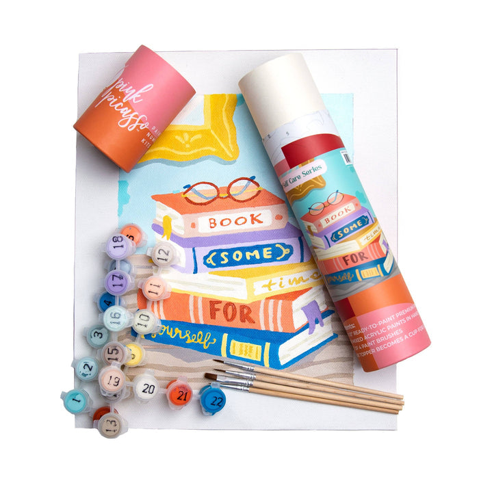 Pink Picasso Book Some Time For Yourself Paint Kit