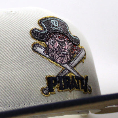 Pittsburgh Pirates 1959 All Star Game 59Fifty New Era Fitted Hat (Chrome White Night Shift Navy Khaki Under Brim)