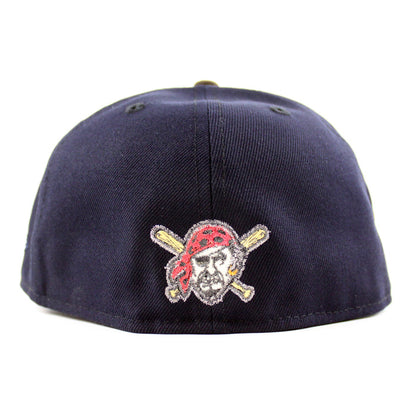 Pittsburgh Pirates 2006 All-Star Game 59Fifty New Era Fitted Hats (Drip Navy Walnut Green Under Brim)