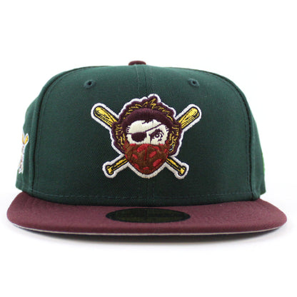 Pittsburgh Pirates Pirates Logo 59Fifty New Era Fitted Hat (Green Maroon Gray Under Brim)