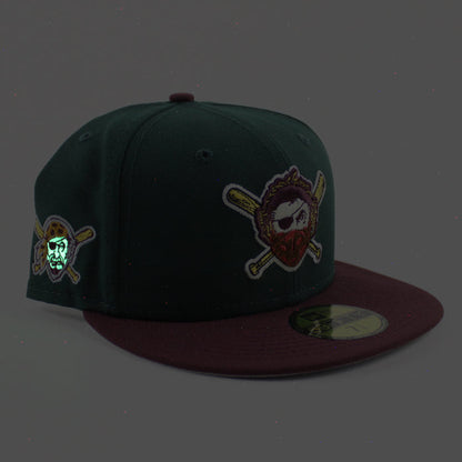 Pittsburgh Pirates Pirates Logo 59Fifty New Era Fitted Hat (Green Maroon Gray Under Brim)