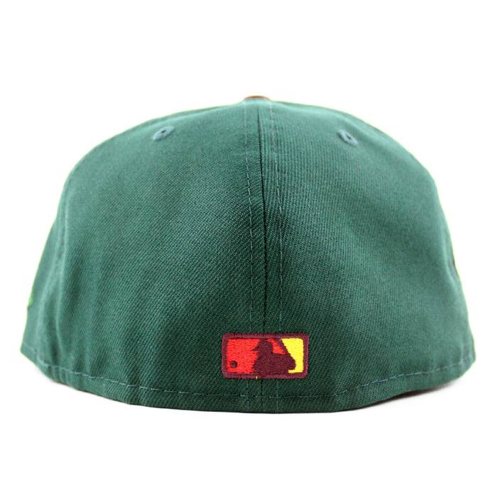 Pittsburgh Pirates Pirates Logo 59Fifty New Era Fitted Hat (Green Maroon Gray Under Brim)