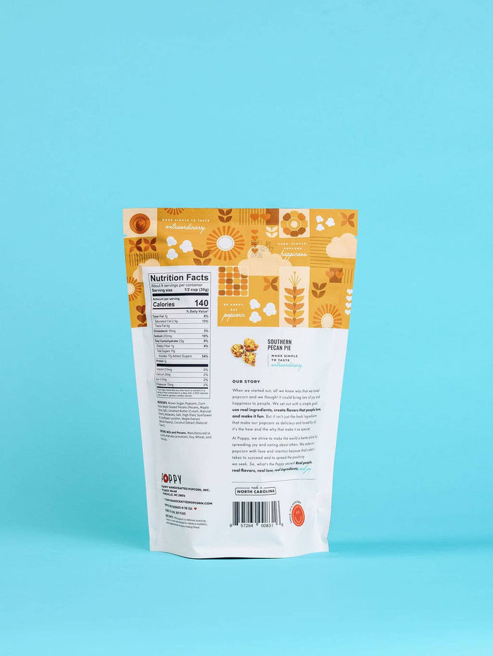 Poppy Hand-Crafted Southern Pecan Pie Popcorn