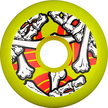 Powell - Cross Bones 97a Yellow Wheel (64mm)