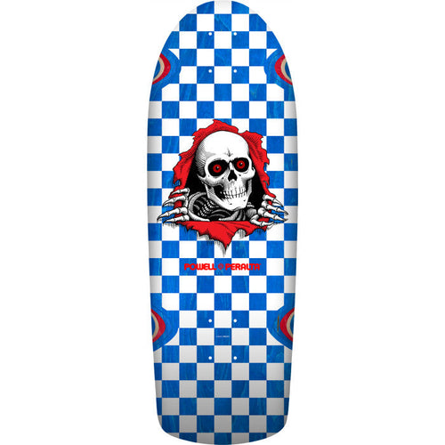 Powell - OG Ripper Checker Reissue Blue Veneer Deck (10")