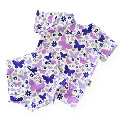 Purple Butterflies Summer Lounge Set