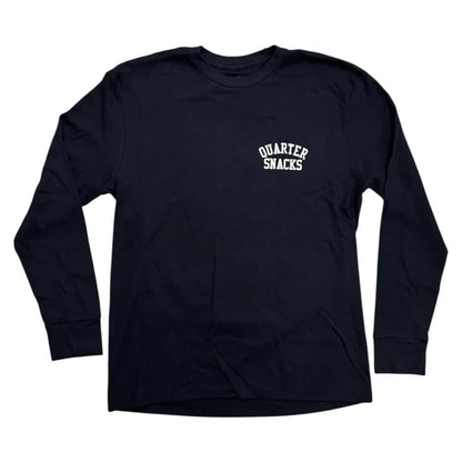 Quarter Snacks - Printed Thermal Long Sleeve Shirt (Black)