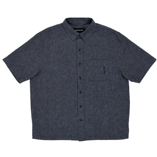 Quasi - Kalvin Short Sleeve Button Up Tee (Navy)