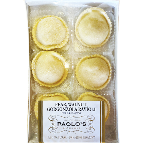 Ravioli Round with Pear & Gorgozola 454g (Paolo's)