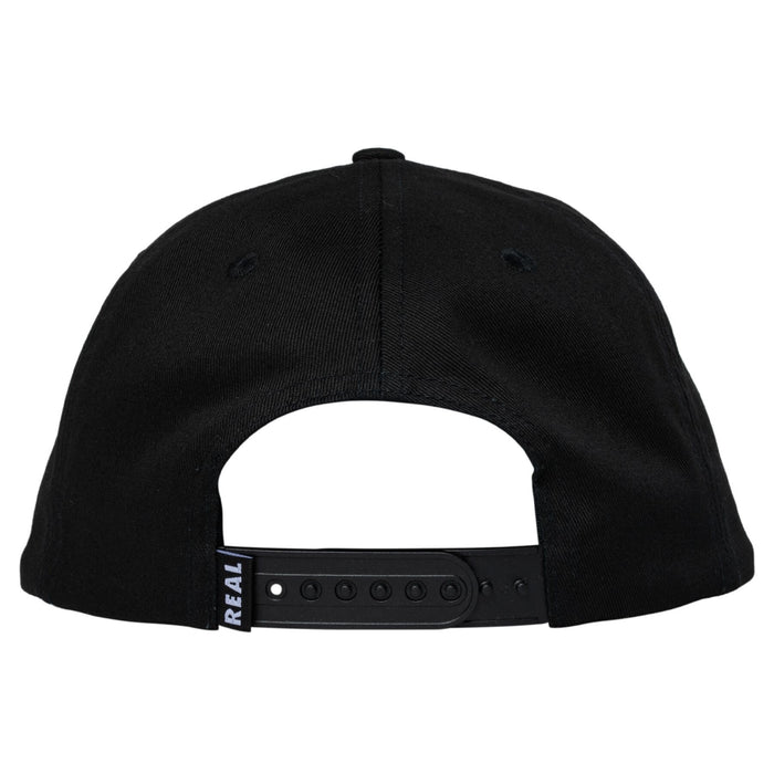 Real - Scripted Snapback Hat (Black/Yellow)