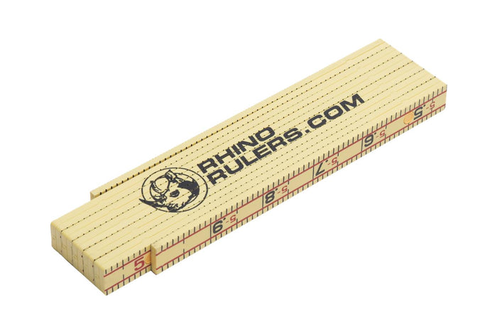 Rhino Rulers® Engineer's Scale Folding Ruler-Marshalltown Tools-Atlas Preservation