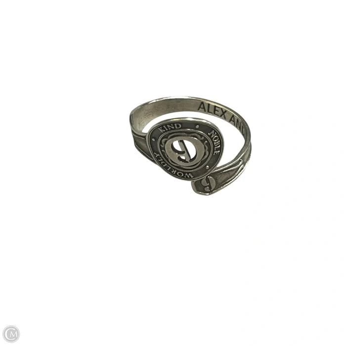 Ring Sterling Silver  By Alex And Ani, Size: 9