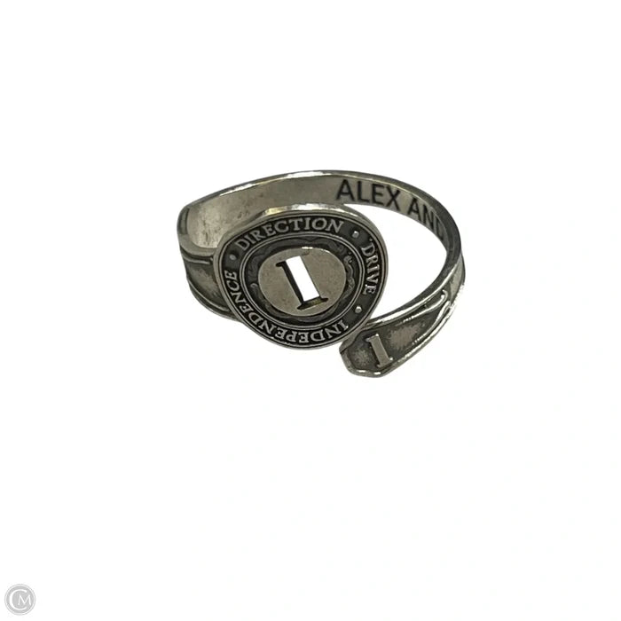 Ring Sterling Silver By Alex And Ani, Size:8
