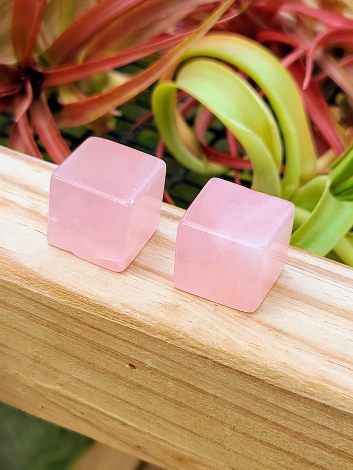 Rose Quartz Cube