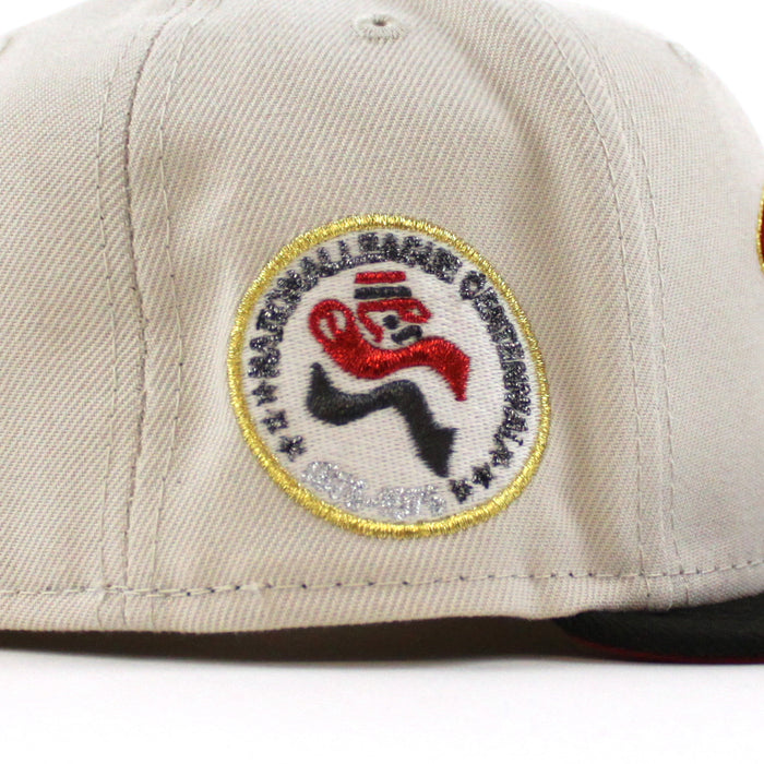 San Diego Padres 1876-1976 New Era 59Fifty Fitted Hat (Stone Black Pinot Under Brim)