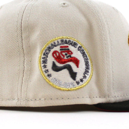 San Diego Padres 1876-1976 New Era 59Fifty Fitted Hat (Stone Black Pinot Under Brim)