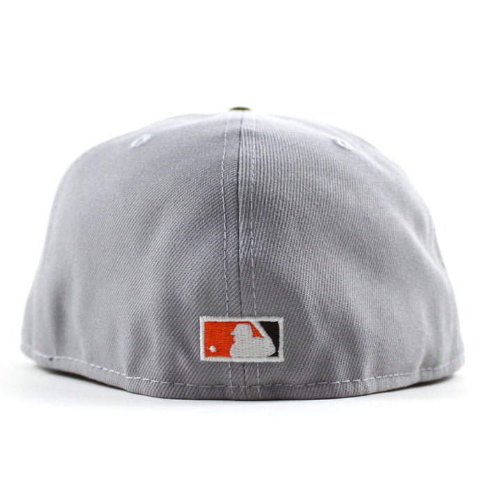 San Diego Padres 1969-1999 International league New Era 59Fifty Fitted Hat (Gray Walnut Green Under Brim)