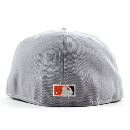 San Diego Padres 1969-1999 International league New Era 59Fifty Fitted Hat (Gray Walnut Green Under Brim)