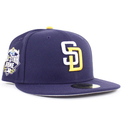 San Diego Padres 2016 All Star Game New Era Fitted 59Fifty Hat (Navy Gray Under Brim)