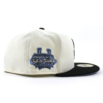 San Francisco Giants 1960 99 TELL IT GOODBYE New Era 59Fifty Fitted Hat (Chrome White Sky Blue Under Brim)