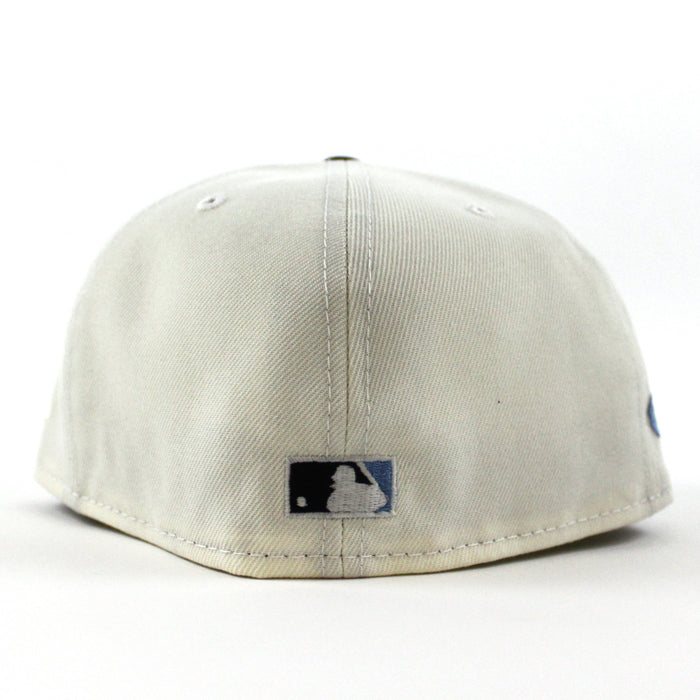 San Francisco Giants 1960 99 TELL IT GOODBYE New Era 59Fifty Fitted Hat (Chrome White Sky Blue Under Brim)