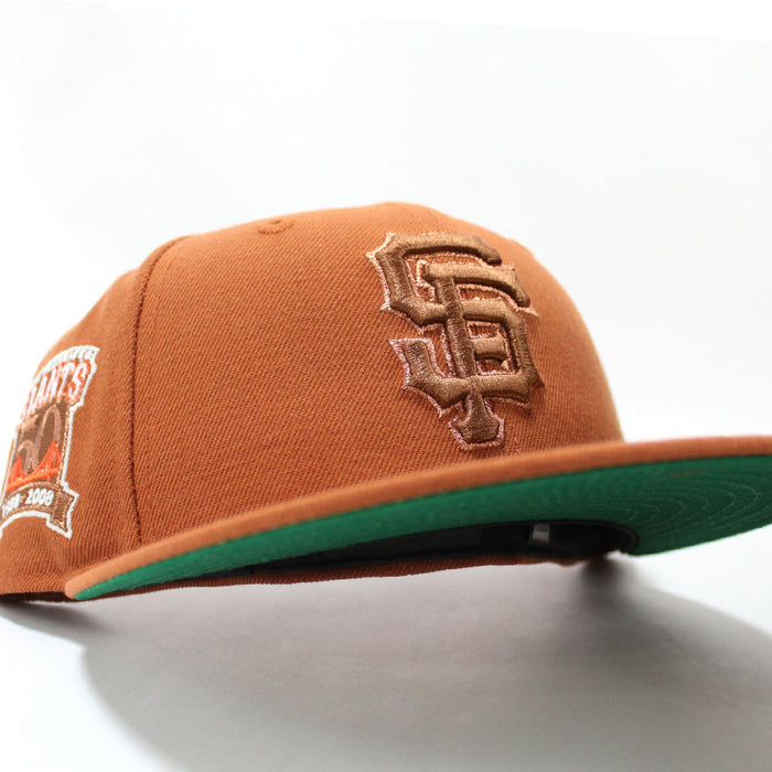 San Francisco Giants 50th Anniversary New Era 59Fifty Fitted Hat (Rust Orange Green Under Brim)