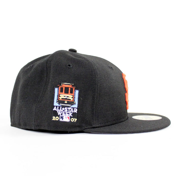 San Francisco Giants All Star Week 2007 New Era 59Fifty Fitted Hat (Black Gray Under Brim)
