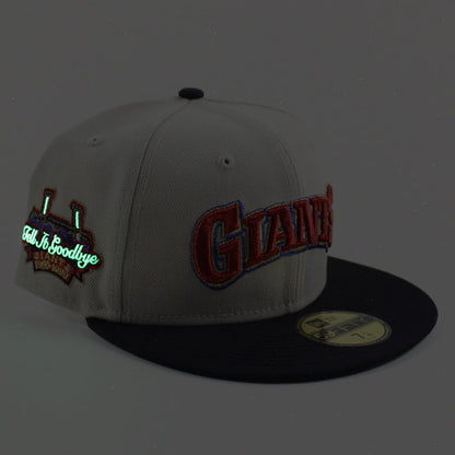 San Francisco Giants Tell It Good Bye New Era 59Fifty Fitted Hat (Stone Navy Green Under Brim)