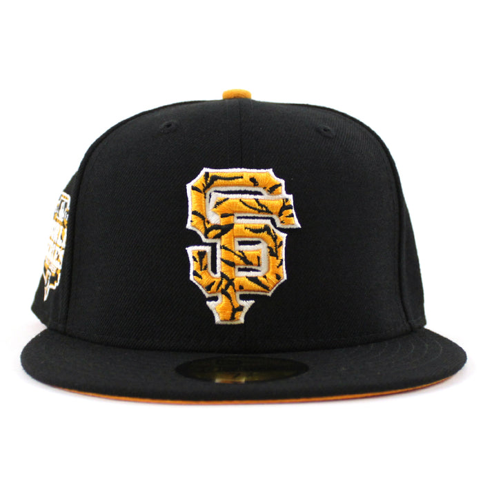 San Francisco Giants TIGERFILL  New Era 59Fifty Fitted Hat (Black Orange Under Brim)