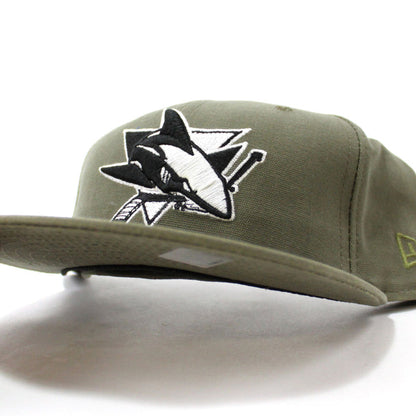 San Jose Sharks New Era 59Fifty Fitted Hat (Olive)