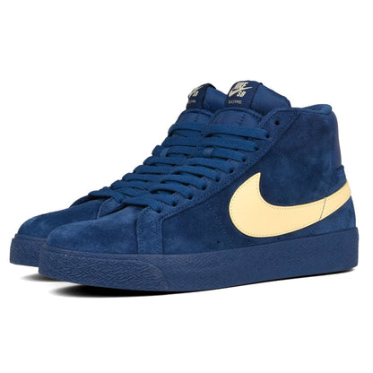 Nike SB - Zoom Blazer Mid (Coastal Blue/Coastal Blue/Pale Yellow)