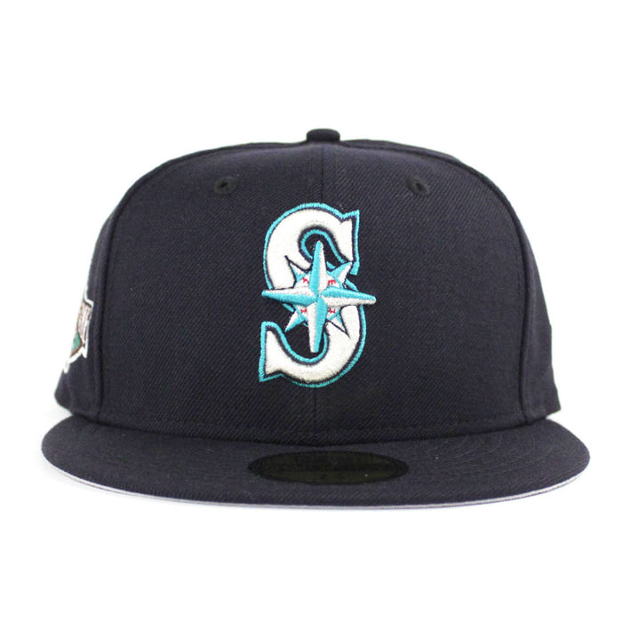 Seattle Mariners 2001 All Star Game New Era 59Fifty Fitted Hat (Gray Under Brim)