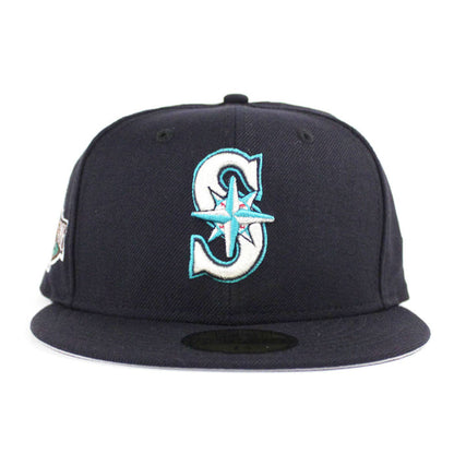 Seattle Mariners 2001 All Star Game New Era 59Fifty Fitted Hat (Gray Under Brim)
