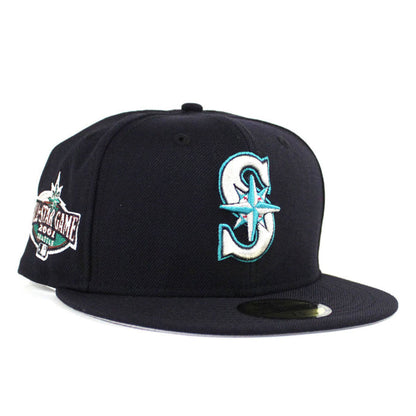 Seattle Mariners 2001 All Star Game New Era 59Fifty Fitted Hat (Gray Under Brim)