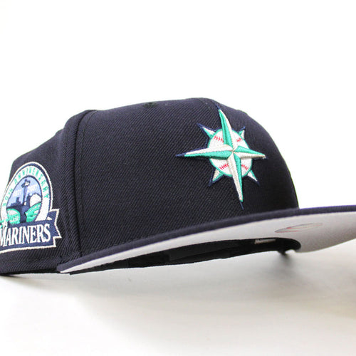 Seattle Mariners 30TH Anniversary New Era 59Fifty Fitted Hat (Navy Grey Under Brim)