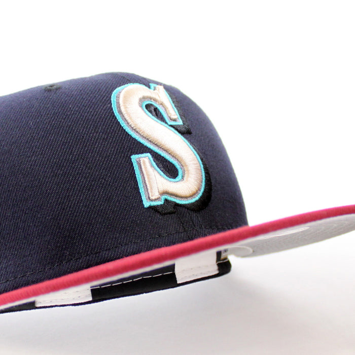 Seattle Mariners 40th Anniversary New Era 59Fifty Fitted Hat (Navy Cardinal Gray Under Brim)