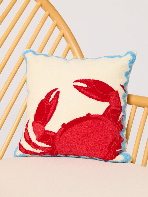 Shiraleah Crab Pillow, Multi