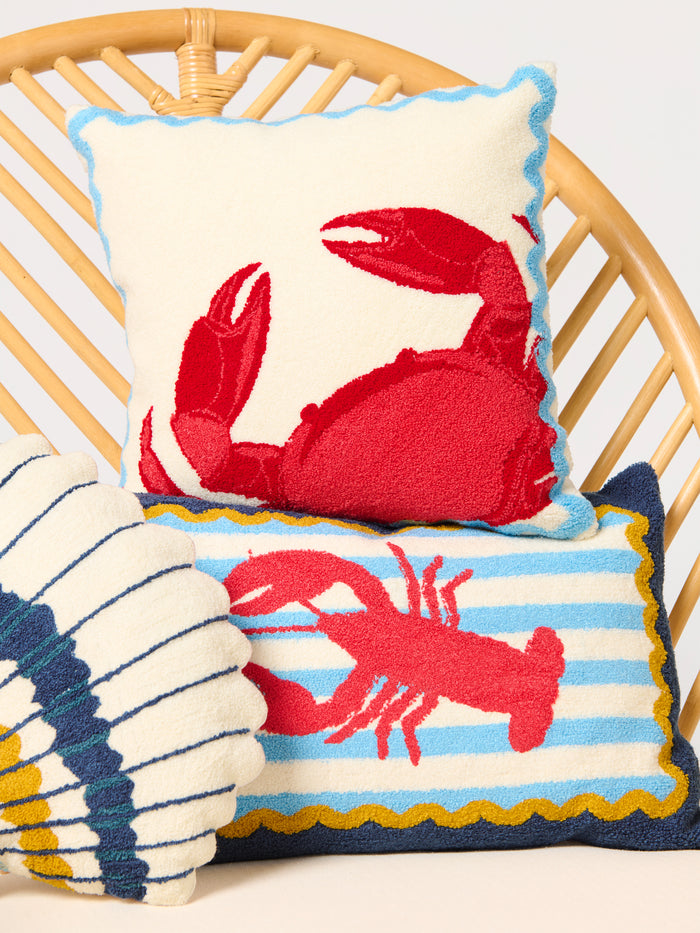 Shiraleah Crab Pillow, Multi
