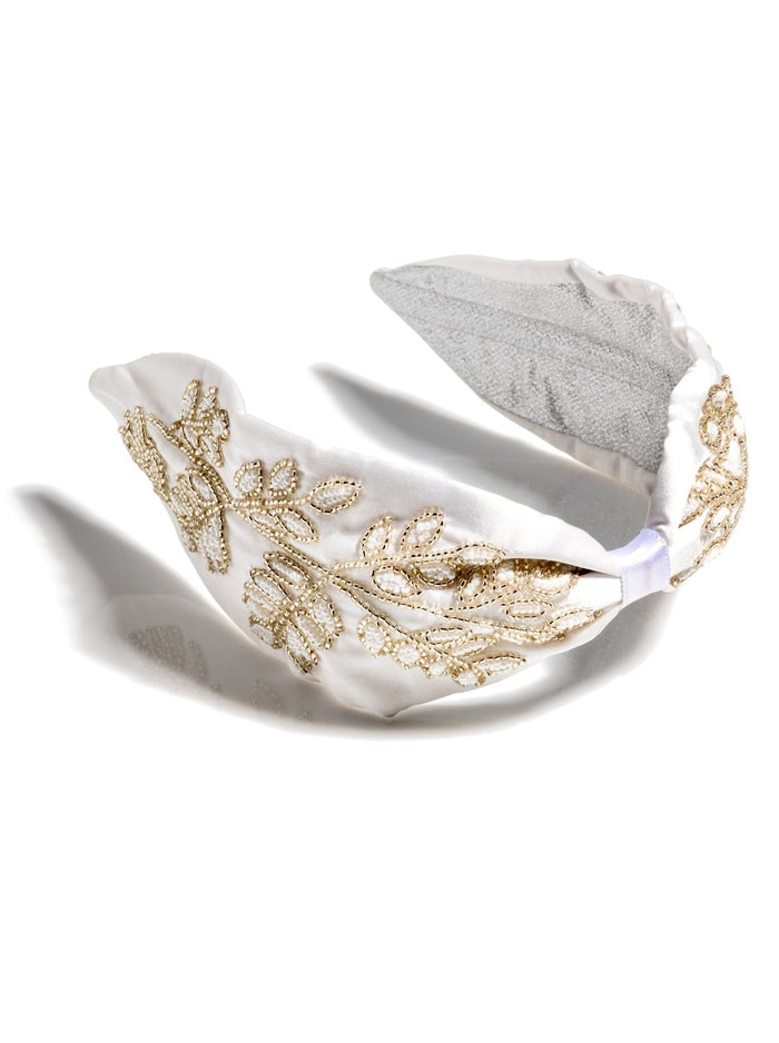 Shiraleah Embellished Wide Headband IVORY
