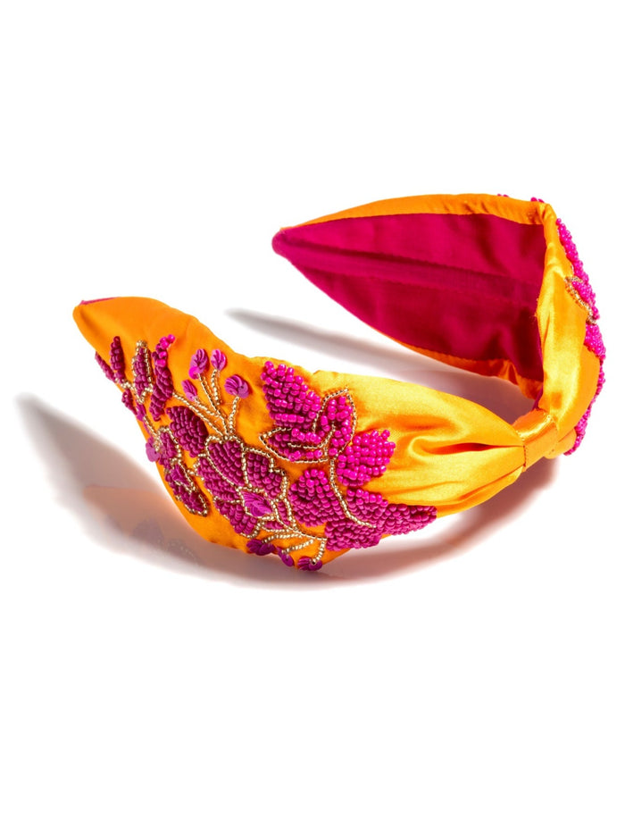 Shiraleah Embellished Wide Headband ORANGE