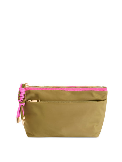 Shiraleah Jet Zip Pouch OLIVE