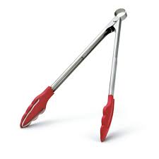 Silicone Tong 12" Red