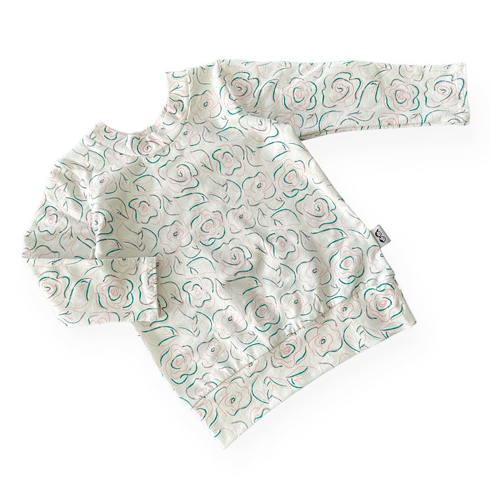 Sketched Roses Lounge Top