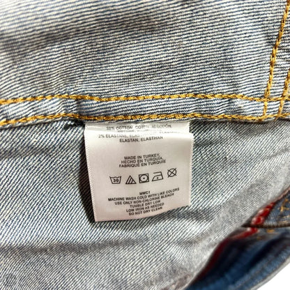 Skirt Mini & Short By Pilcro In Blue Denim, Size: 6