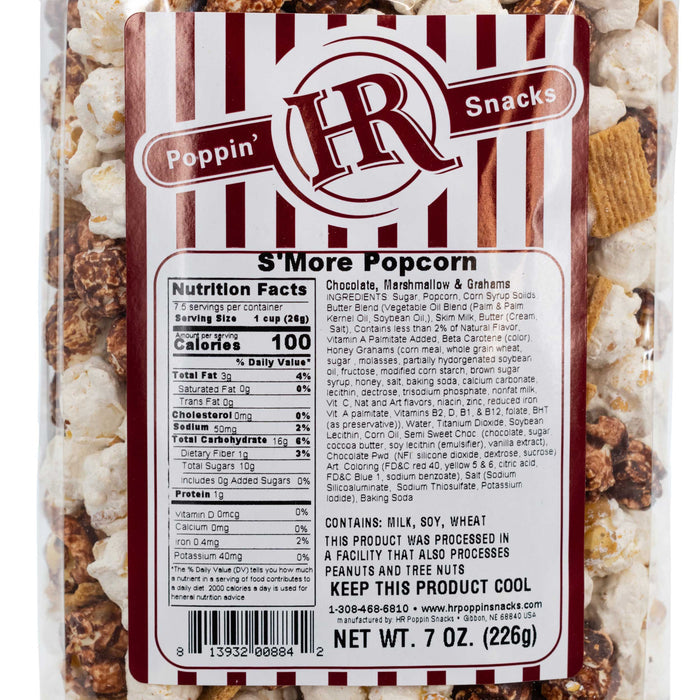 S'mores Popcorn | Pack of 3 | 8 oz | HR Poppin' Snacks