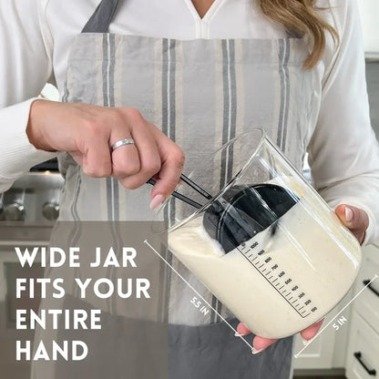 Sourdough Starter Jar Kit with Glass Jar