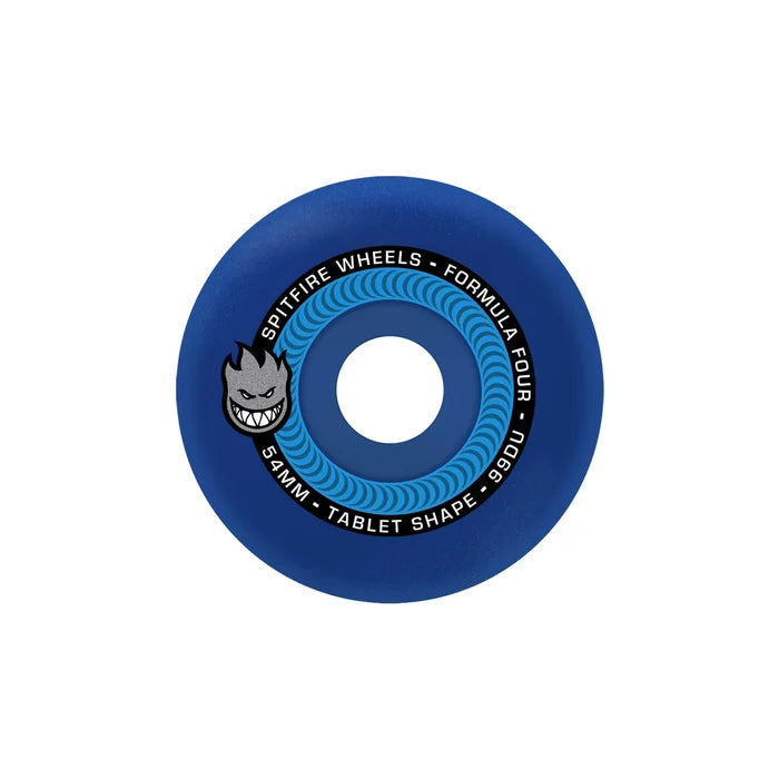Spitfire - Formula 4 Tablet Blue Wheel (54mm)