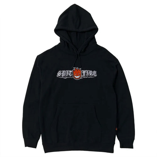 Spitfire - Old English Big Head Embroidered Hoodie (Black)