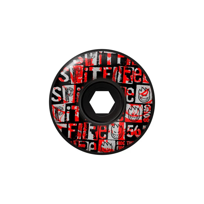 Spitfire - Ransom Radial Full Black 80HD Wheels (56mm)