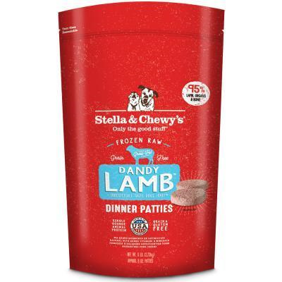 Stella & Chewy's Dandy Lamb Dinner Patties Raw Frozen Dog Food - Paw Naturals